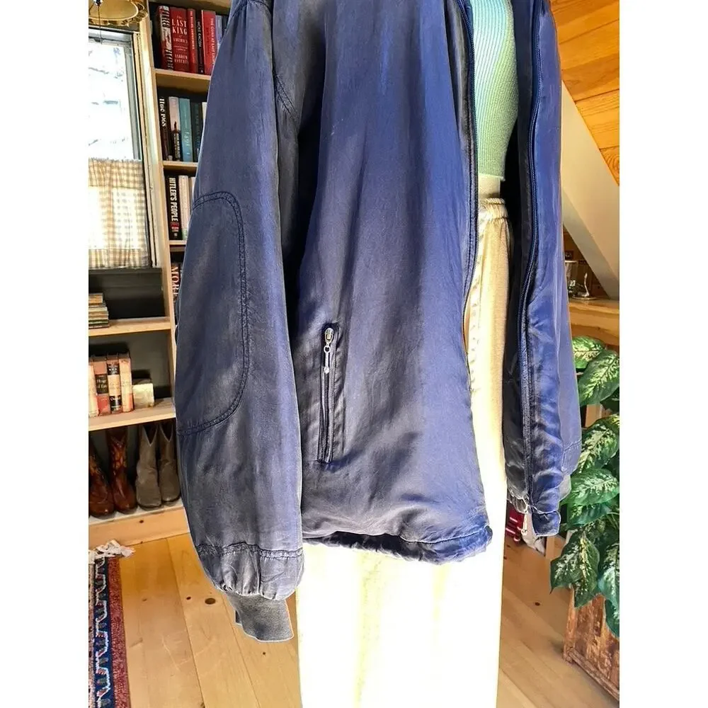 Silk Bomber Jacket Vintage